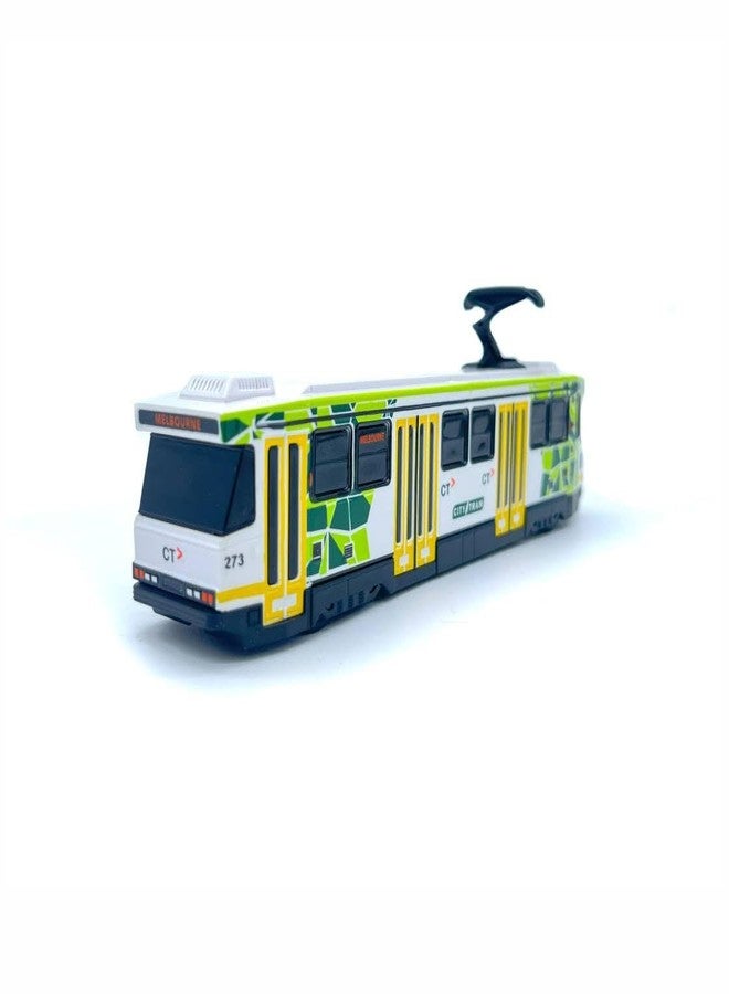 سنتي لعبة ترام المدينة من سينتي، تعمل بالسحب للخلف، مناسبة للأطفال من عمر 3 سنوات فما فوق، بألوان متنوعة - Image 1